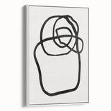 Mid Century Modern Art | Abstract Minimalist Line Art Wall Decor