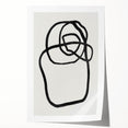 Mid Century Modern Art | Abstract Minimalist Line Art Wall Decor