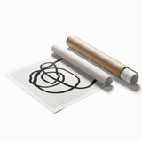 Mid Century Modern Art | Abstract Minimalist Line Art Wall Decor