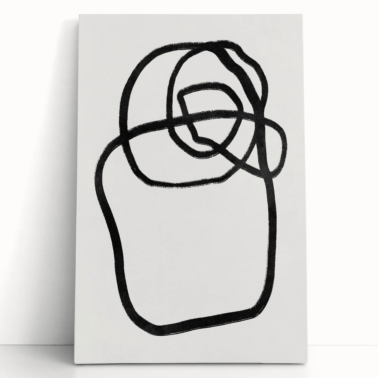 Mid Century Modern Art | Abstract Minimalist Line Art Wall Decor