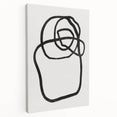 Mid Century Modern Art | Abstract Minimalist Line Art Wall Decor