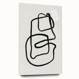 Mid Century Modern Art | Retro Abstract Minimalist Line Art Decor