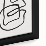 Mid Century Modern Art | Retro Abstract Minimalist Line Art Decor