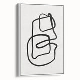 Mid Century Modern Art | Retro Abstract Minimalist Line Art Decor