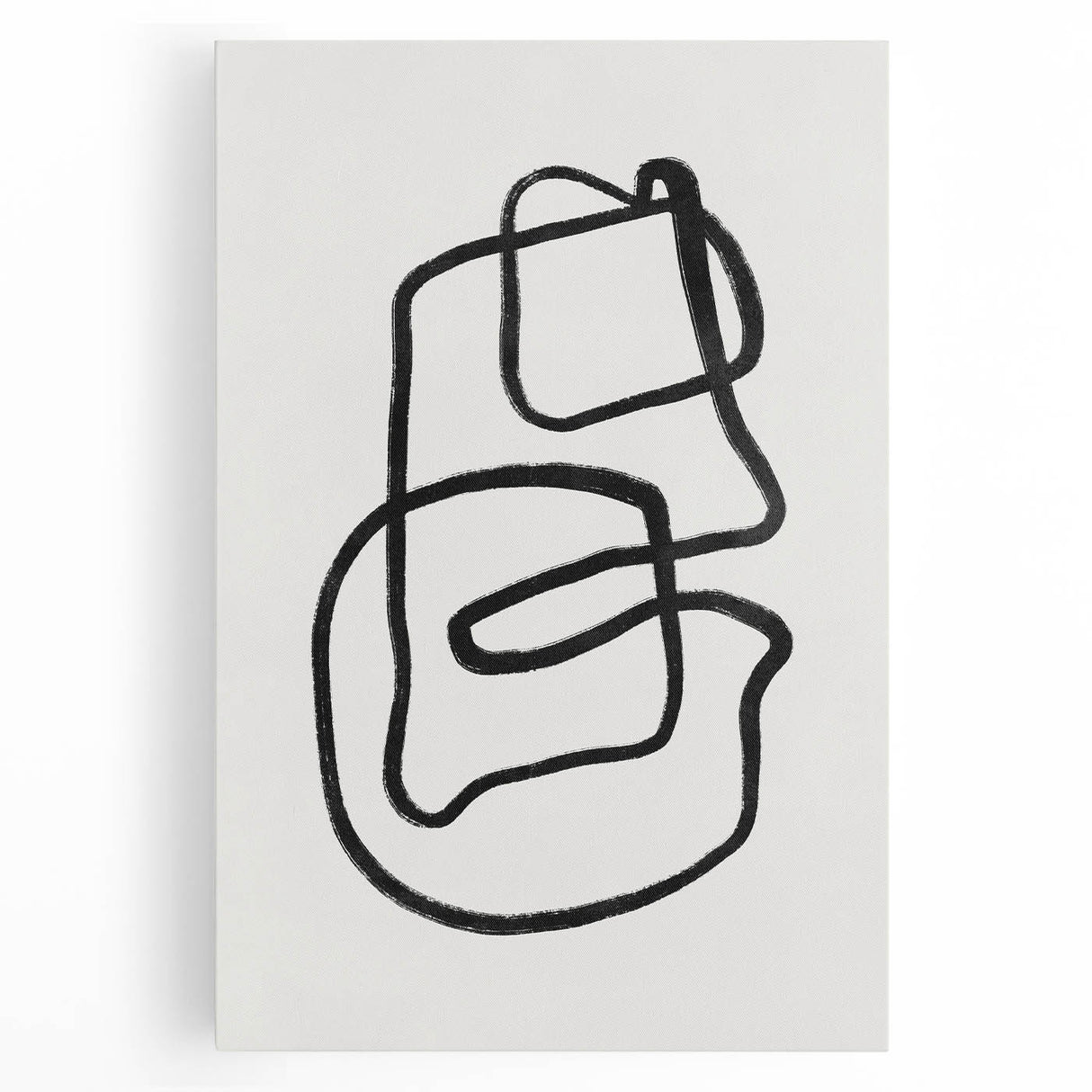Mid Century Modern Art | Retro Abstract Minimalist Line Art Decor