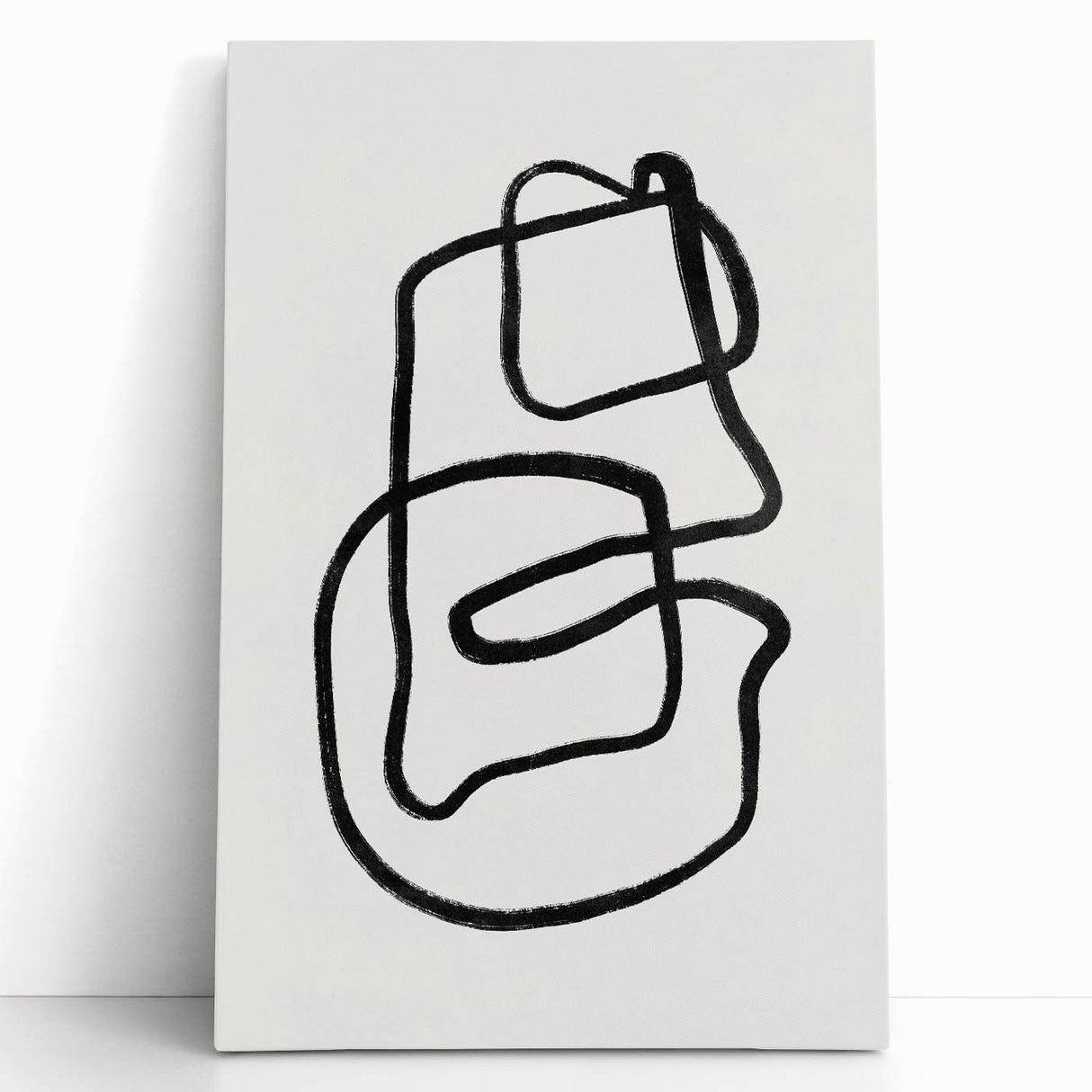Mid Century Modern Art | Retro Abstract Minimalist Line Art Decor