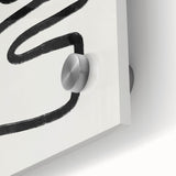 Mid Century Modern Art | Abstract Geometric Minimalist Line Art Decor