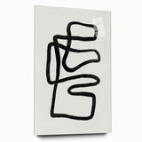 Mid Century Modern Art | Abstract Geometric Minimalist Line Art Decor