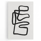 Mid Century Modern Art | Abstract Geometric Minimalist Line Art Decor