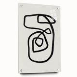 Mid Century Modern Art | Retro Minimalist Geometric Line Art Decor