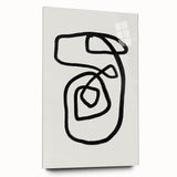 Mid Century Modern Art | Retro Minimalist Geometric Line Art Decor