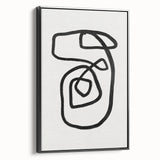 Mid Century Modern Art | Retro Minimalist Geometric Line Art Decor