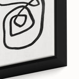 Mid Century Modern Art | Retro Minimalist Geometric Line Art Decor