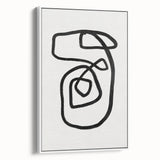 Mid Century Modern Art | Retro Minimalist Geometric Line Art Decor