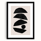 Mid Century Modern Art | Geometric Minimalist Abstract Wall Decor