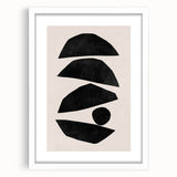 Mid Century Modern Art | Geometric Minimalist Abstract Wall Decor