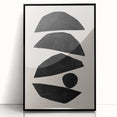 Mid Century Modern Art | Geometric Minimalist Abstract Wall Decor