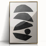 Mid Century Modern Art | Geometric Minimalist Abstract Wall Decor
