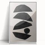 Mid Century Modern Art | Geometric Minimalist Abstract Wall Decor