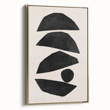 Mid Century Modern Art | Geometric Minimalist Abstract Wall Decor