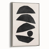 Mid Century Modern Art | Geometric Minimalist Abstract Wall Decor
