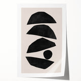 Mid Century Modern Art | Geometric Minimalist Abstract Wall Decor