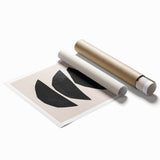 Mid Century Modern Art | Geometric Minimalist Abstract Wall Decor