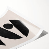 Mid Century Modern Art | Geometric Minimalist Abstract Wall Decor