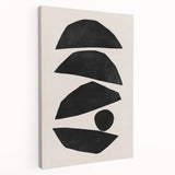 Mid Century Modern Art | Geometric Minimalist Abstract Wall Decor