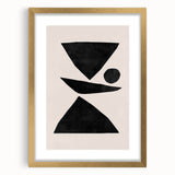 Mid Century Modern Art | Bold Geometric Minimalist Wall Decor