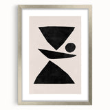 Mid Century Modern Art | Bold Geometric Minimalist Wall Decor
