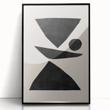 Mid Century Modern Art | Bold Geometric Minimalist Wall Decor