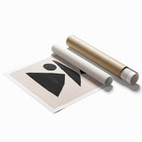 Mid Century Modern Art | Bold Geometric Minimalist Wall Decor