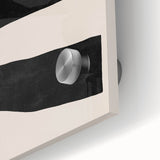 Mid Century Modern Art | Minimalist Geometric Stripe Wall Decor