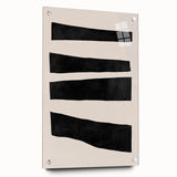 Mid Century Modern Art | Minimalist Geometric Stripe Wall Decor