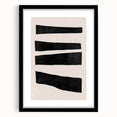 Mid Century Modern Art | Minimalist Geometric Stripe Wall Decor