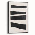 Mid Century Modern Art | Minimalist Geometric Stripe Wall Decor