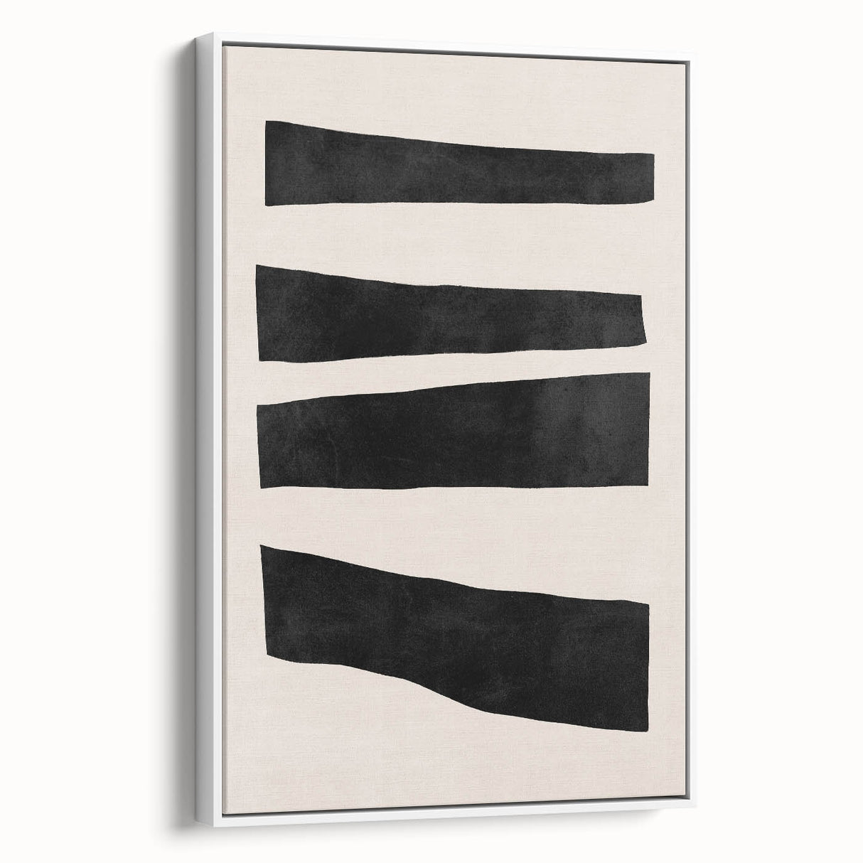 Mid Century Modern Art | Minimalist Geometric Stripe Wall Decor