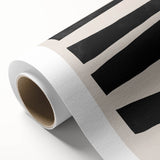 Mid Century Modern Art | Minimalist Geometric Stripe Wall Decor