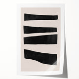 Mid Century Modern Art | Minimalist Geometric Stripe Wall Decor