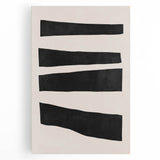 Mid Century Modern Art | Minimalist Geometric Stripe Wall Decor