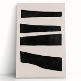 Mid Century Modern Art | Minimalist Geometric Stripe Wall Decor