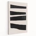 Mid Century Modern Art | Minimalist Geometric Stripe Wall Decor