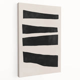 Mid Century Modern Art | Minimalist Geometric Stripe Wall Decor