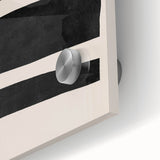 Mid Century Modern Art | Minimalist Geometric Stripe Wall Decor