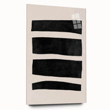 Mid Century Modern Art | Minimalist Geometric Stripe Wall Decor