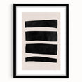 Mid Century Modern Art | Minimalist Geometric Stripe Wall Decor