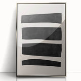 Mid Century Modern Art | Minimalist Geometric Stripe Wall Decor