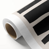 Mid Century Modern Art | Minimalist Geometric Stripe Wall Decor