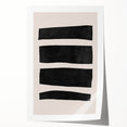 Mid Century Modern Art | Minimalist Geometric Stripe Wall Decor